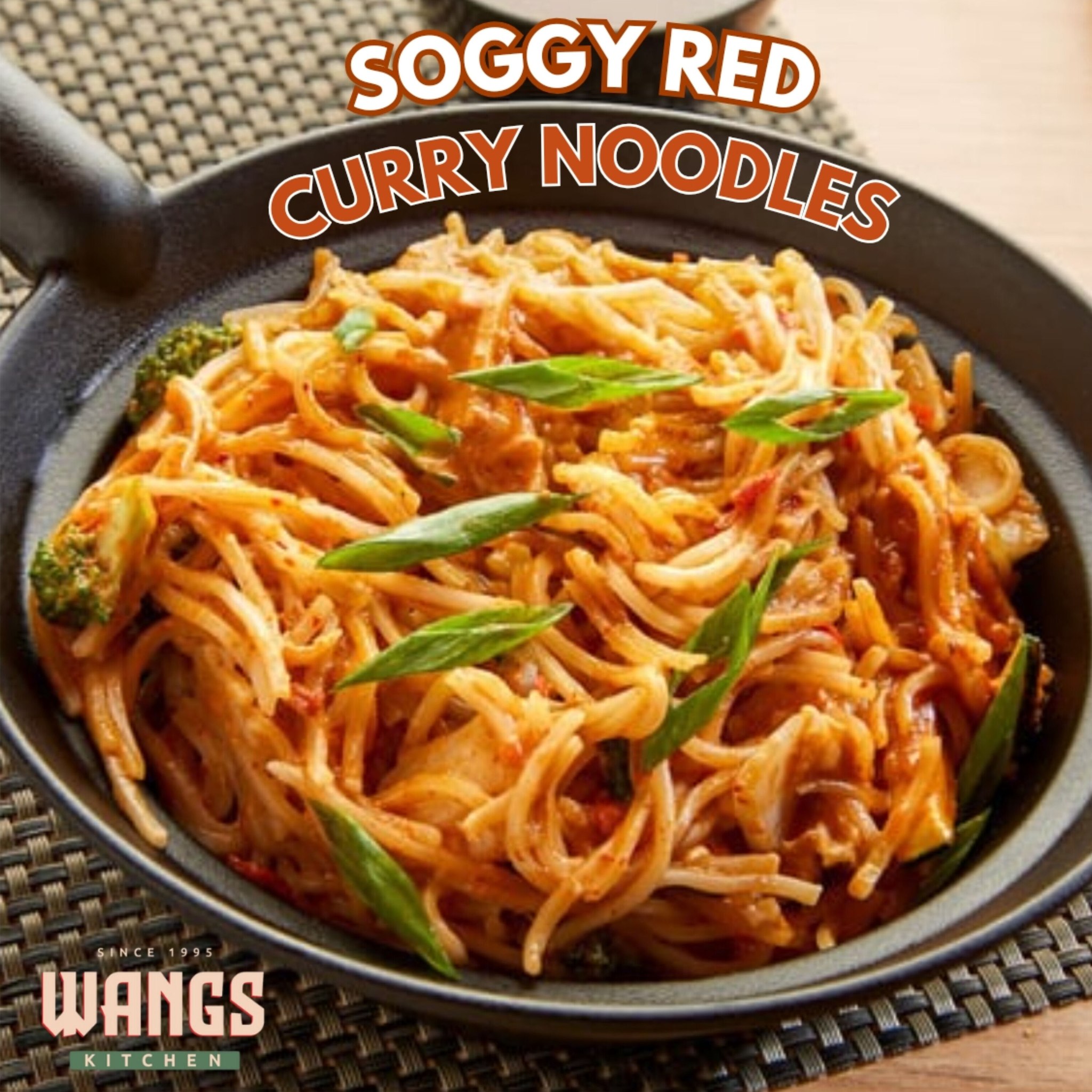 soggy red curry noodles